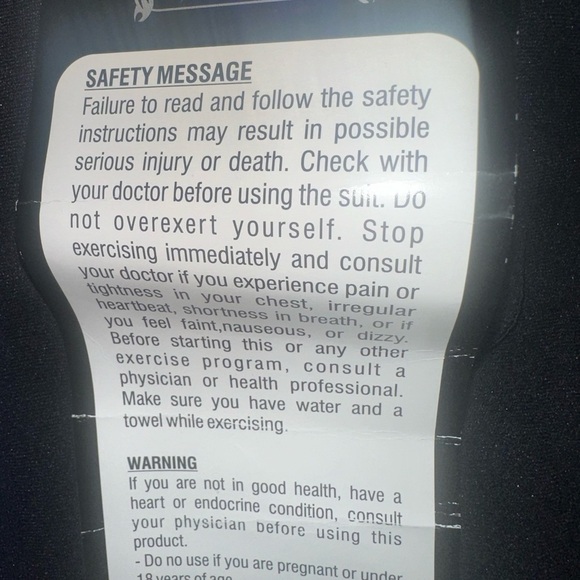 Body Spa Aqua Sauna Suit Womens Size Black Neoprene Body Shaper Workout 3XL - Picture 2 of 7